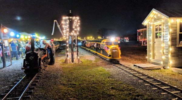 Board The North Pole Express At The Northwest Ohio Railroad Preservation For A One-Of-A-Kind Light Display