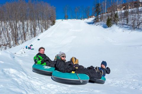 You Can Go Tubing Down A 400-Foot Hill At Treetops Resort, Michigan’s Winter Wonderland