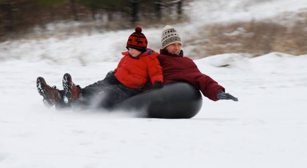 The Longest Snow Tubing Run In Illinois Can Be Found At Blackwell Forest Preserve