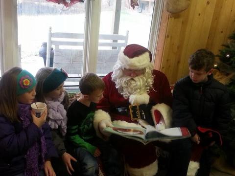 Enjoy Christmas Cookies And Hot Cocoa At Natural Valley Ranch In Indiana While Santa Tells Holiday Tales