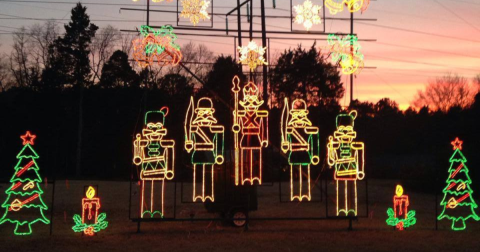 Drive Through Millions Of Lights At Galaxy Of Lights In Alabama This Holiday Season