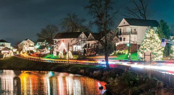 Visit McAdenville, The One Christmas Town In North Carolina That’s Simply A Must Visit This Season