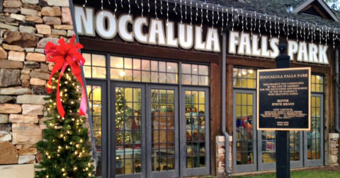 Alabama's Noccalula Falls Park Will Be Transformed Into A Spectacular Winter Wonderland This Christmas Season