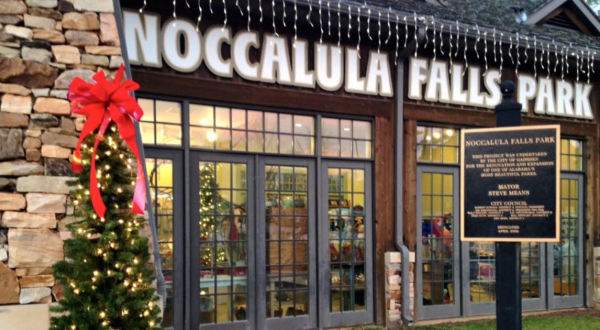 Alabama’s Noccalula Falls Park Will Be Transformed Into A Spectacular Winter Wonderland This Christmas Season