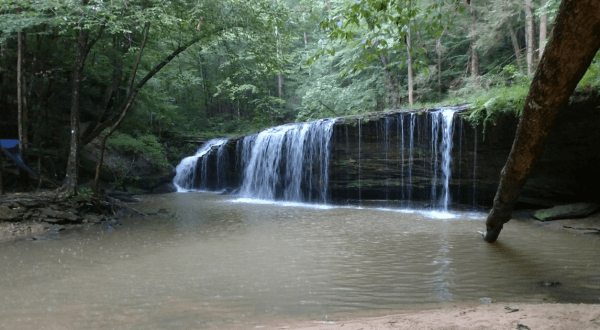Bring The Kids Along On An Easy 2-Mile Hike To Princess Falls In Kentucky