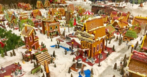 The Gingerbread Village At The Hotel Captain Cook In Alaska Is The Stuff Of Christmas Dreams