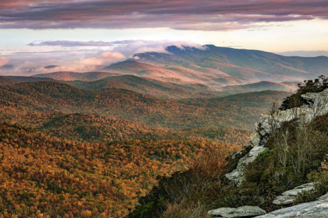 Visit Linville Gorge, The Grand Canyon Of North Carolina, To See The Beautiful Changing Leaves This Fall