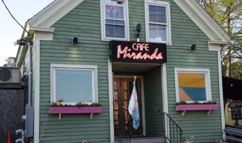 The Humongous Menu At Tiny Cafe Miranda In Maine Has Multiple Things You'll Need To Order