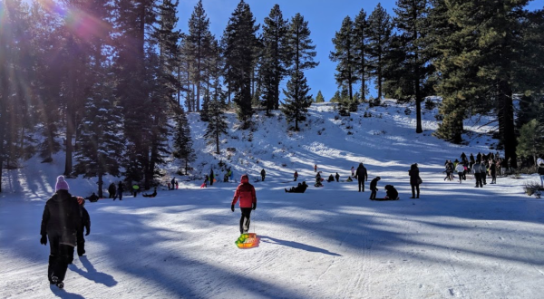 This Public Sledding Hill In Nevada Doesn’t Cost A Dime And Boasts Hours Of Snow Play For Your Family