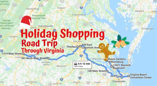 Virginia’s Holiday Shopping Road Trip Will Take You To Antique Stores, Holiday Markets, And Festive Local Shops