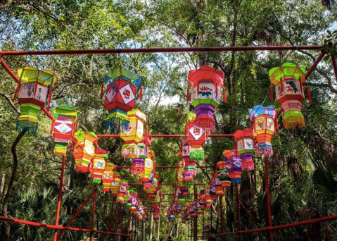 The Stunning Asian Lantern Festival Is Taking Over The Central Florida Zoo & Botanical Gardens