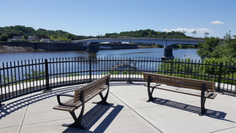 Enjoy A Charming Stroll Over New York's Mohawk Valley Gateway Overlook Bridge, Named One Of The Top Great Places In America