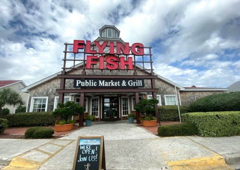 Make Sure To Come Hungry To The Build-Your-Own Seafood-Boil Restaurant, Flying Fish, In South Carolina