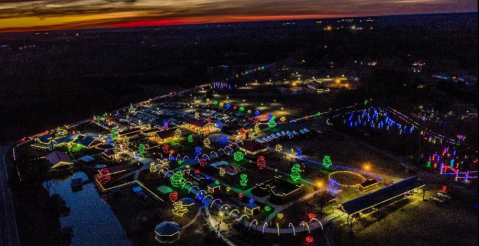 Adventure Through An Enchanted Wonderland Of Lights And Activities At Hill Ridge Farms In North Carolina