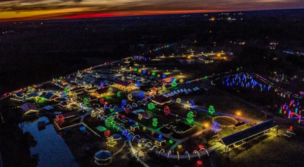 Adventure Through An Enchanted Wonderland Of Lights And Activities At Hill Ridge Farms In North Carolina