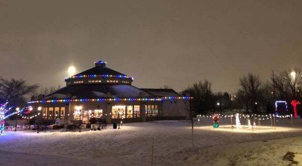 Stroll Through Beautiful Christmas Lights And Roast Marshmallows During The Holiday Nights At North Dakota’s Red River Zoo
