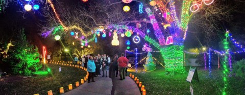 Even The Grinch Would Marvel At The Illuminations At Botanica Gardens In Kansas