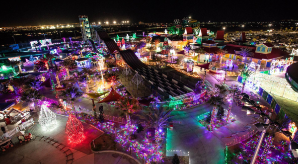 Adventure Through An Enchanted Wonderland Of Lights And Activities At Christmas Town In Nevada