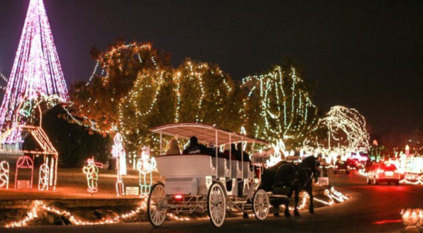 Enjoy One Of The Top Ten Holiday Light Shows In The Nation At The Chickasha Festival Of Light In Oklahoma