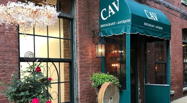 Dine While Surrounded By Antiques At CAV Restaurant In Rhode Island