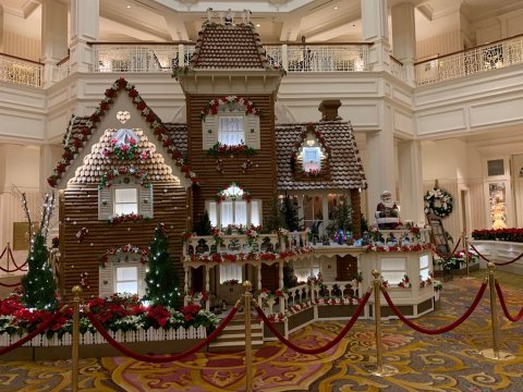 Wander Through The Deliciously Giant Gingerbread House In Florida At Disney's Grand Floridian Resort