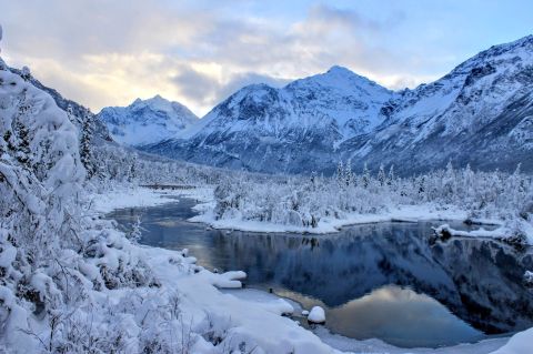 The Albert Loop Is A Stunning Trail To Admire Alaska's Fresh Snowfall