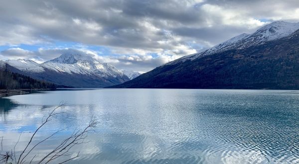 Welcome The Changing Of The Seasons On The Eklutna Lakeside Trail In Alaska