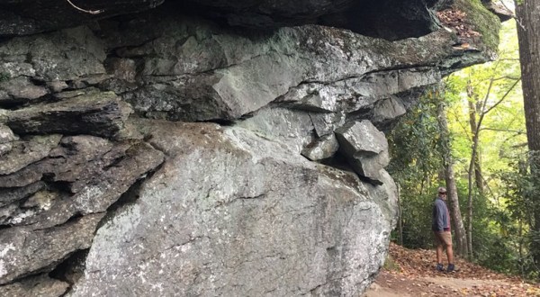 Walk Through 8 Acres Of Rock Formations At North Carolina’s Jump Off Rock Overlook