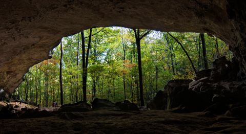 A Magnificent Archaeological Treasure Is Along The Indian Rock House Trail In Arkansas