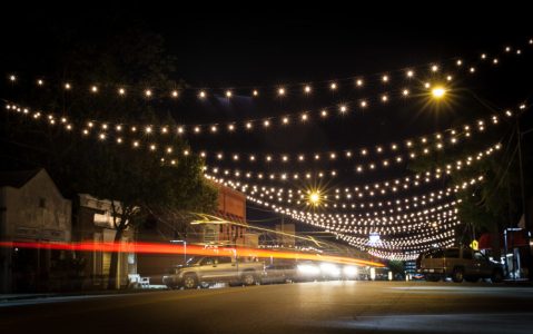 Stroll Through A Canopy Of Christmas Lights On Jenks Main Street, Oklahoma's Most Splendid Street