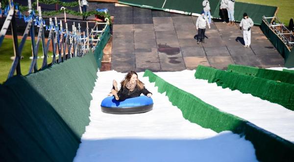 Slide Down The Largest Man-Made Tubing Slope In The Region At Lifeshare Winterfest In Oklahoma
