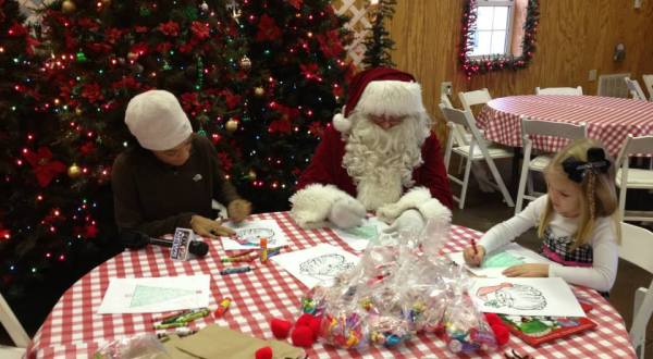 Your Whole Family Can Enjoy Eating Pancakes With Santa At Orr Family Farm In Oklahoma