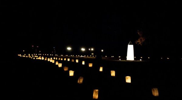 The Historic Candlelight Walk Along The Trails Of Flower Park In Oklahoma Is Positively Magical