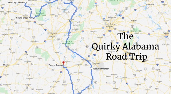Take This One-Of-A-Kind Road Trip To See 6 Of The Quirkiest Places In Alabama