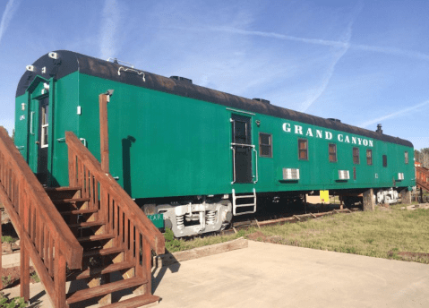 Spend The Night In An Authentic Railroad Caboose In The Middle Of Arizona's Route 66