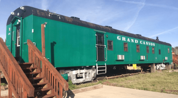 Spend The Night In An Authentic Railroad Caboose In The Middle Of Arizona’s Route 66