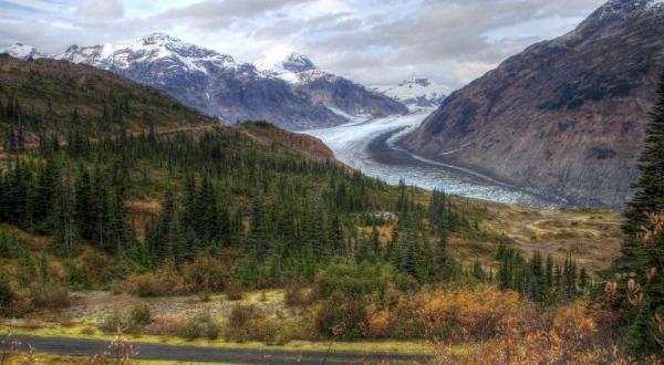 Drive A Rutted Gravel Road In Alaska Up To 4,300′ To See One Of Canada’s Largest Glaciers