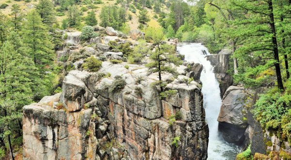 You Can Practically Drive Right Up To The Beautiful Shell Falls In Wyoming