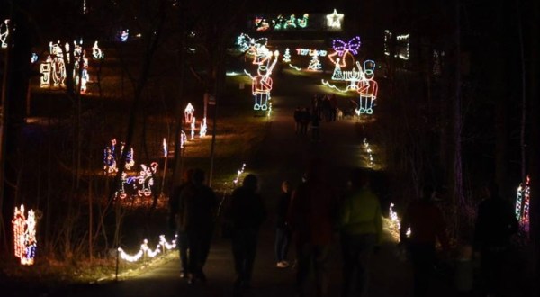 Stroll Through Christmas Lights While You Sip Wine At Walk + Wine In Cincinnati