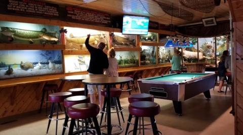 Drink With Yodeling Chipmunks, Boxing Raccoons, And More At Wisconsin's Moccasin Bar