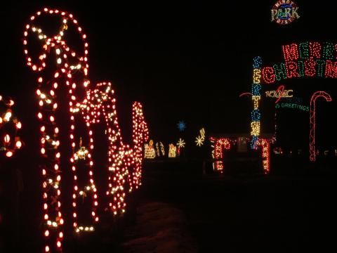 Drive Or Walk Through Thousands Of Holiday Lights At Christmas In The Park In North Dakota