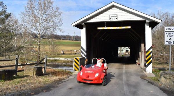 Join Santa On A Scooter For The Most Whimsical Christmas Experience In Pennsylvania
