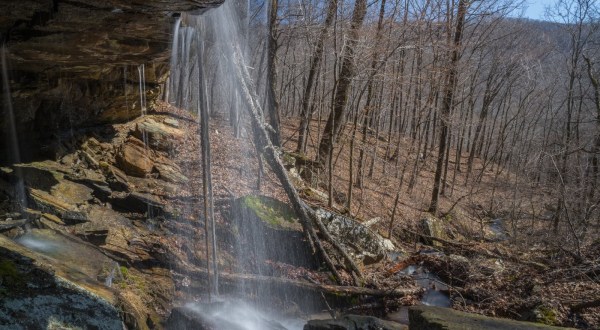 The Secluded Grays Spring Recreation Area Has Some Of The Most Beautiful Waterfalls In Arkansas