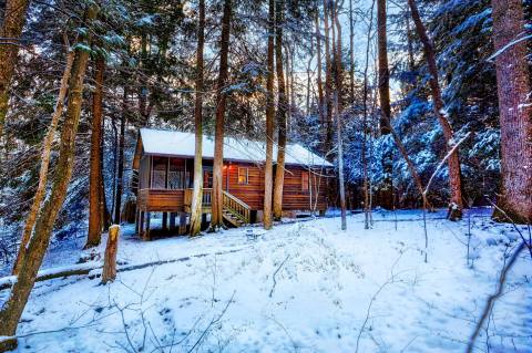 West Virginia’s Best Winter Camping Awaits You At Opossum Creek Retreat