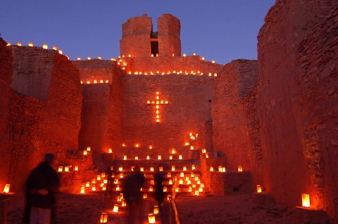 You Can't Pass Up A Trip To See The Glowing Lights At Jemez Historic Site In New Mexico