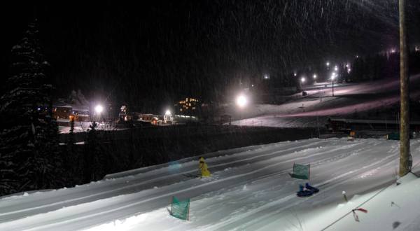 Try The Ultimate Nighttime Adventure With Night Snow Tubing At Schweitzer Mountain In Idaho
