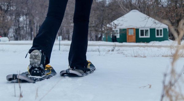 Grab A Pair Of Snowshoes And Take On These Beautiful Winter Trails In North Dakota