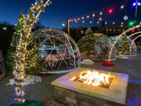 Hang Out In An Igloo At Zisters, Wisconsin’s Very Own Winter Wonderland