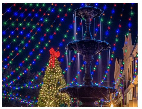 Even The Grinch Would Marvel At The Christmas Light Display At The Natchitoches Christmas Festival In Louisiana
