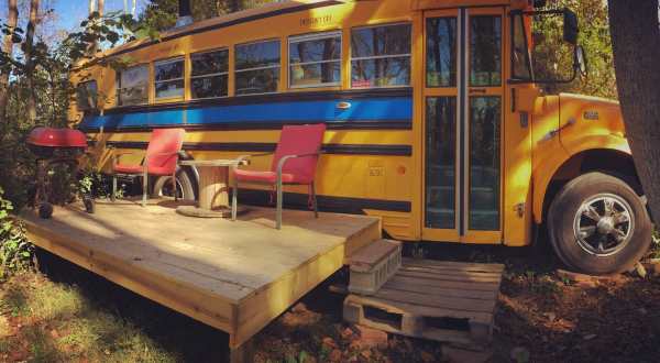 There’s A School Bus-Themed Airbnb In West Virginia And It’s The Perfect Little Hideout